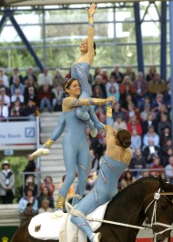 German gold medal vaulting team  - ©Kit Houghton / FEI