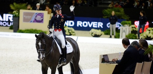 Queen Charlotte Dujardin keeps reigning