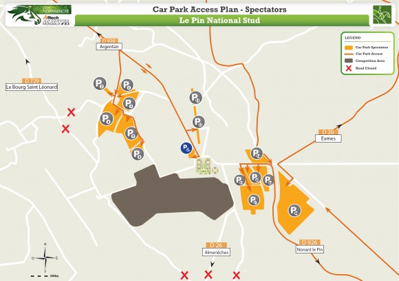 Car Park Access Plan Spectators - Le Pin National Stud Car Park Access Plan Spectators - Le Pin National Stud