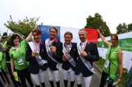 Pénélope LEPREVOST , Patrice DELAVEAU, Simon DELESTRE, Kevin STAUT and the Games volunteers - ©Frédéric Goualard