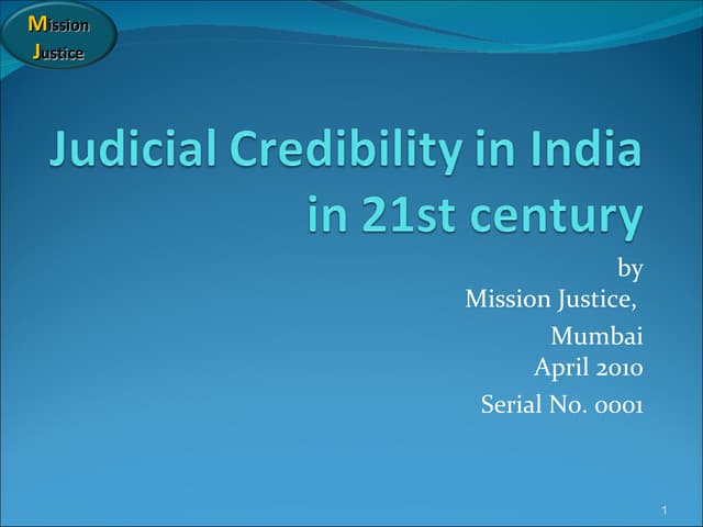 What Is The Mission Of The Federal Judiciary?